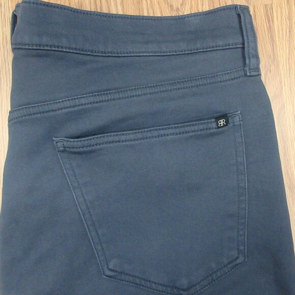 36x30 BANANA REPUBLIC TRAVELER SLIM FIT JEANS COTTON/SPANDEX GRAY-NAVY 36W x 30L - Picture 2 of 5